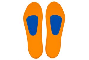 Imagem da palmilha com realce para o local atingido pelo neuroma