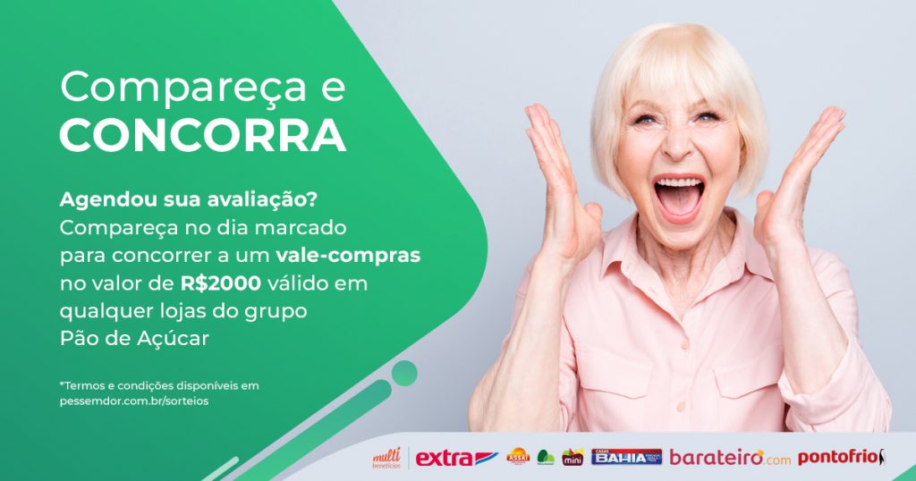 Promoção compareça e concorra